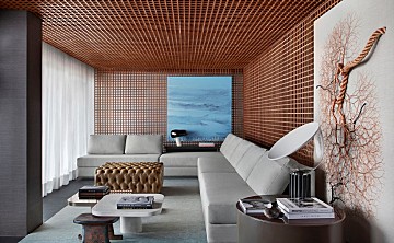 首发 studio guilherme torres:圣保罗木栅格艺术公寓 grid house