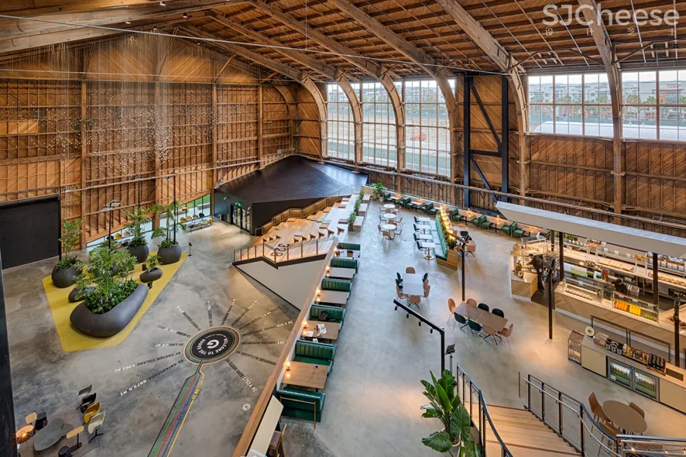 ZGF Architects | Google Spruce Goose办公室,开放式工作空间-时刻设计网