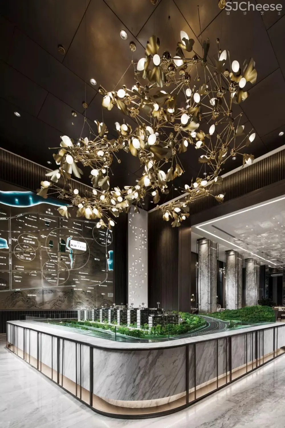 济南龙湖景粼原著售楼处—创造新的艺术维度-时刻设计网