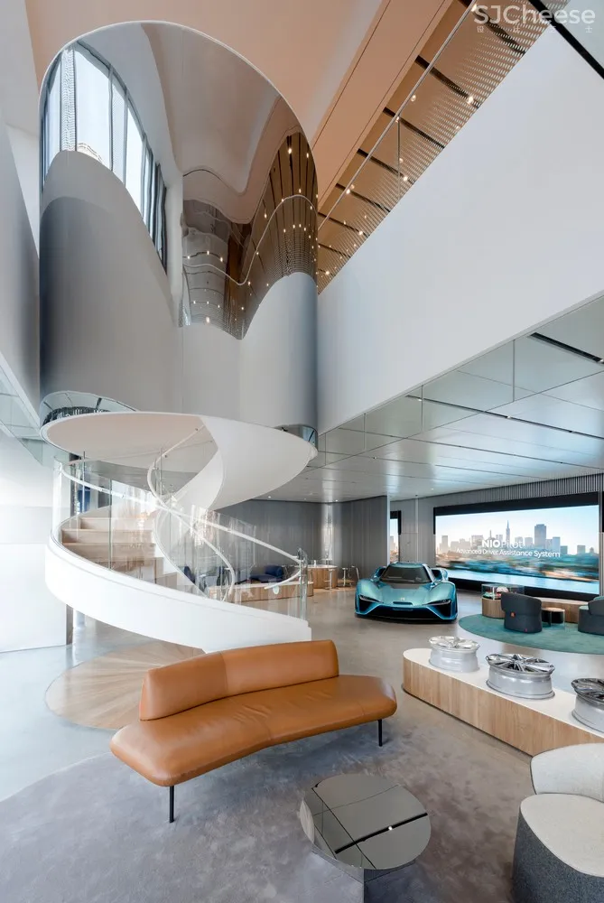 蔚来电动汽车北京旗舰店 NIO House： AIM Architecture-时刻设计网