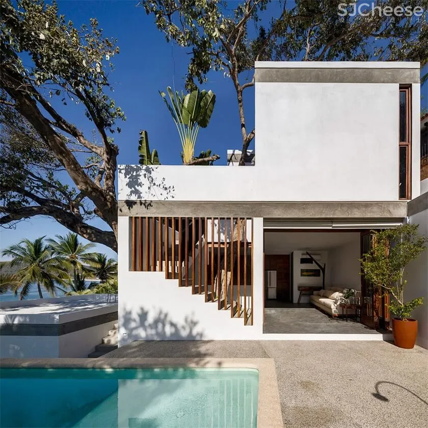 墨西哥CASA LINDA THERESIA海滨别墅设计 住宅 第4张