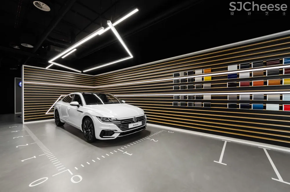 mode:lina™ Designs a New Volkswagen Showroom for Polish Market-时刻设计网