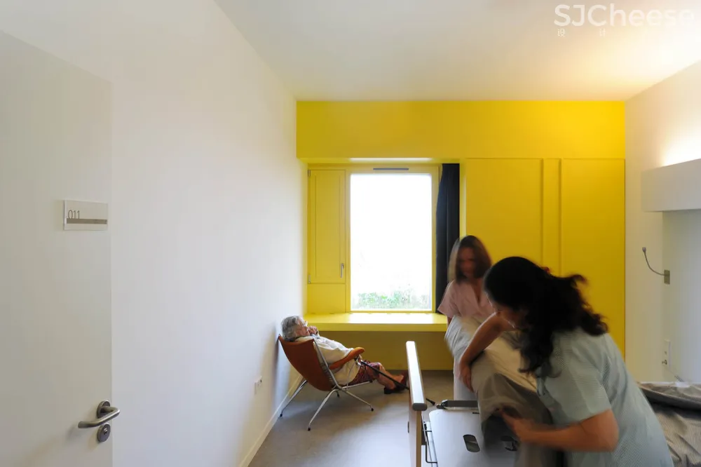 个床位的养老院 法国-时刻设计网
