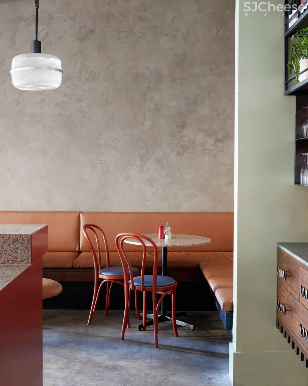 墨尔本 GABRIEL CAFE：色彩鲜艳的大理石咖啡馆 首-时刻设计网