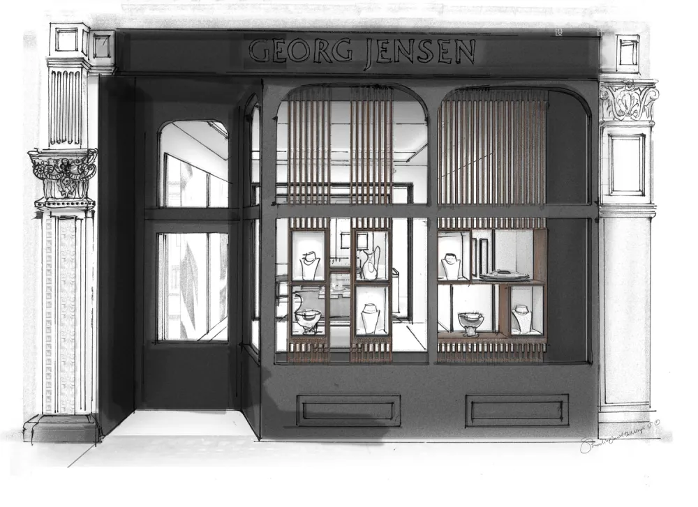 新伦敦旗舰精品店的工作室-时刻设计网