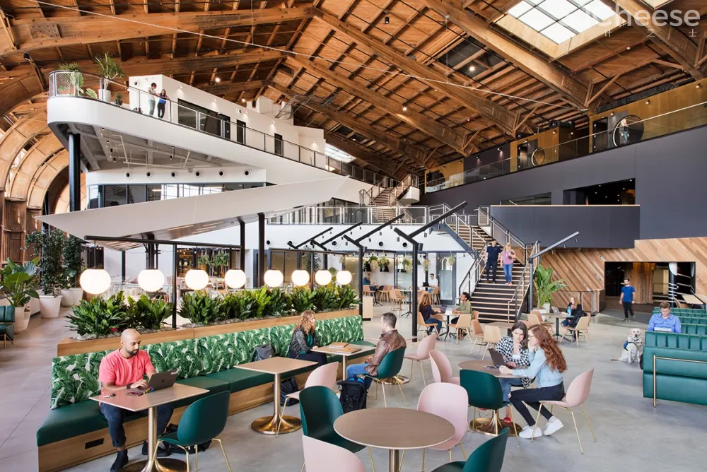 ZGF Architects | Google Spruce Goose办公室,开放式工作空间-时刻设计网