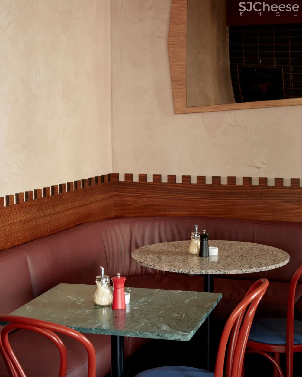 墨尔本 GABRIEL CAFE：色彩鲜艳的大理石咖啡馆 首-时刻设计网