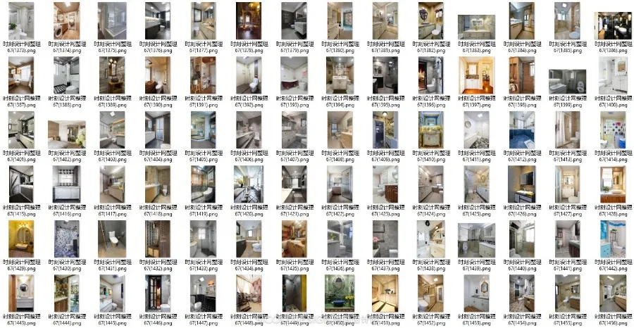 家装15大细分空间丨3162张高清实景照片丨书房+客厅+厨房+卧室等等丨5.2G
