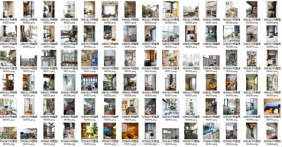 家装15大细分空间丨3162张高清实景照片丨书房+客厅+厨房+卧室等等丨5.2G
