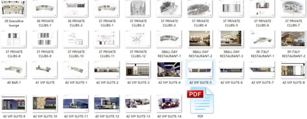 CCD-佛山罗浮宫索菲特酒店丨设计方案+效果图+施工图+官方摄影丨534M