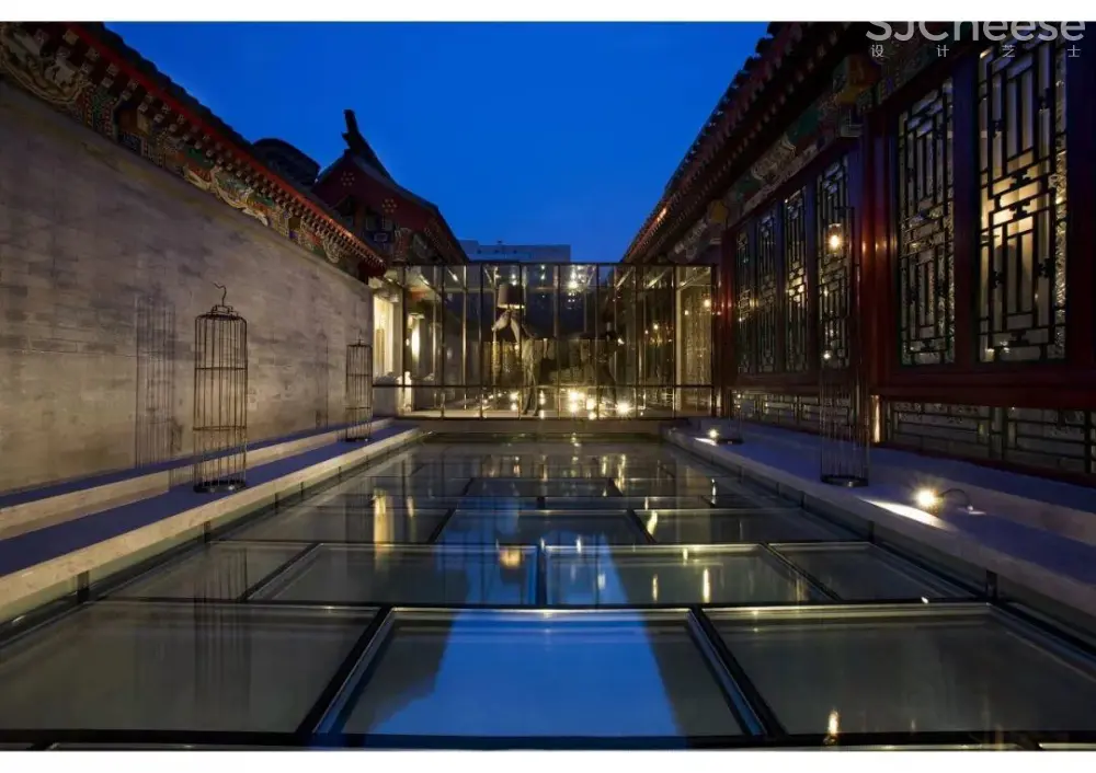 如恩设计(Neri & Hu)-北京黄埔会餐厅丨装修竣工图纸CAD+实景图丨56.3M-时刻设计网