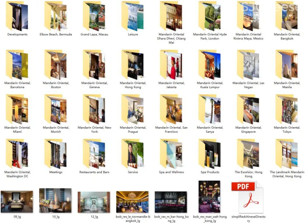 全球文华东方酒店丨作品摄影合集丨32套案例899张JPG图丨4.44G