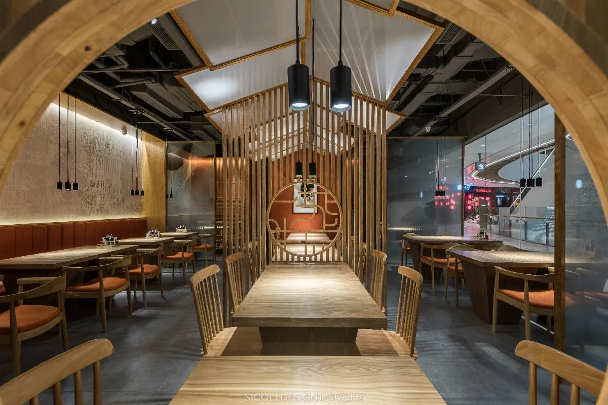 巢羽设计丨苏州Ufun “一城半点”餐饮空间丨设计方案+效果图+SU草图模型+CAD施工图+官方摄影丨514M