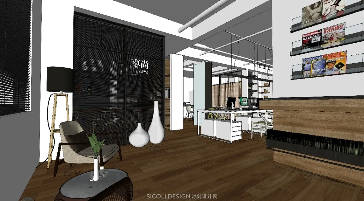 办公空间办公室SU草图大师sketchup模型合集丨26套 3.9G